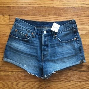 Levi’s High Waisted 501 Jean Shorts